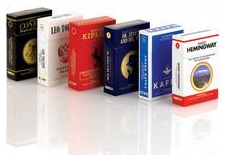 Книги в пачках от сигарет